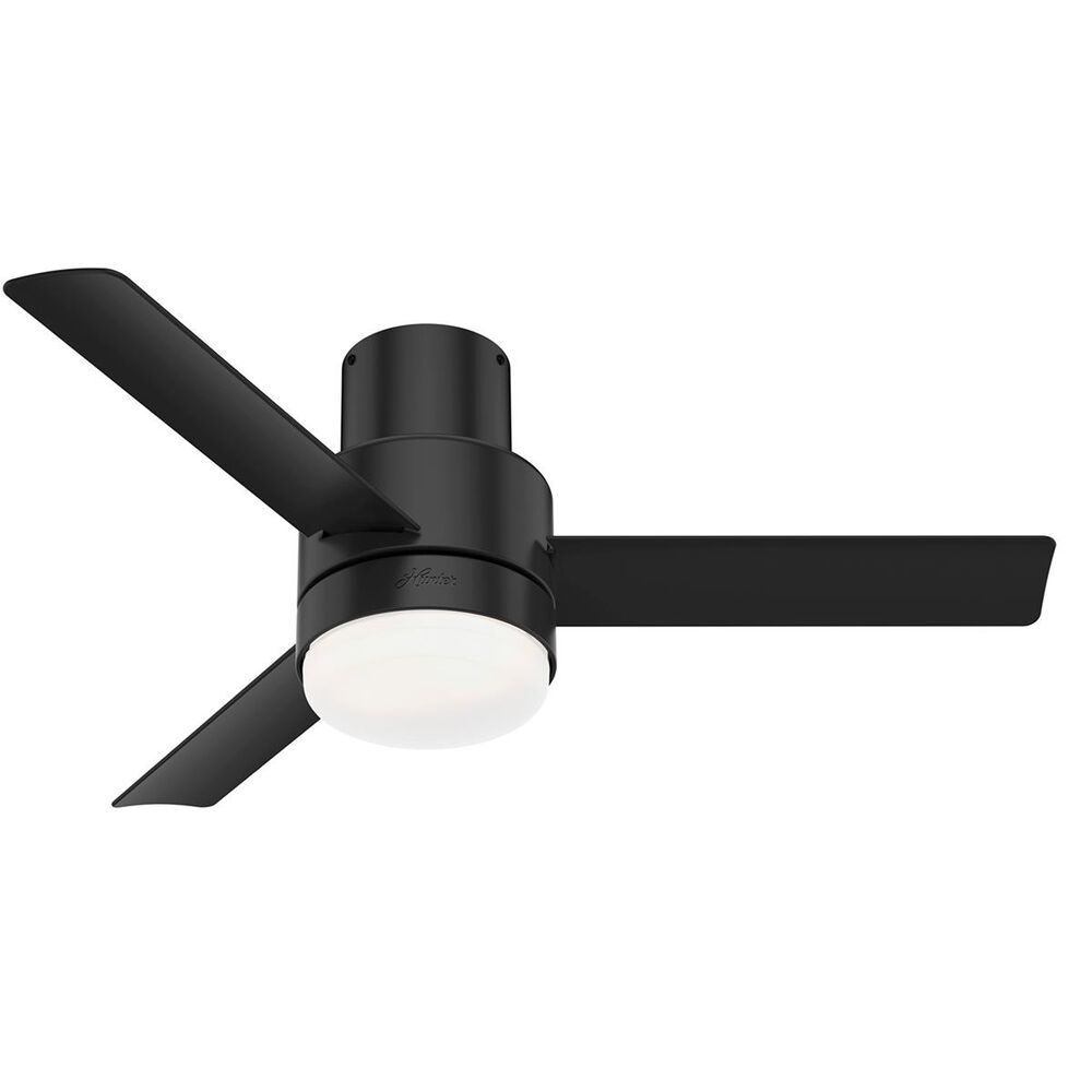 Hunter Gilmour 44" Ceiling Fan in Matte Black, , large