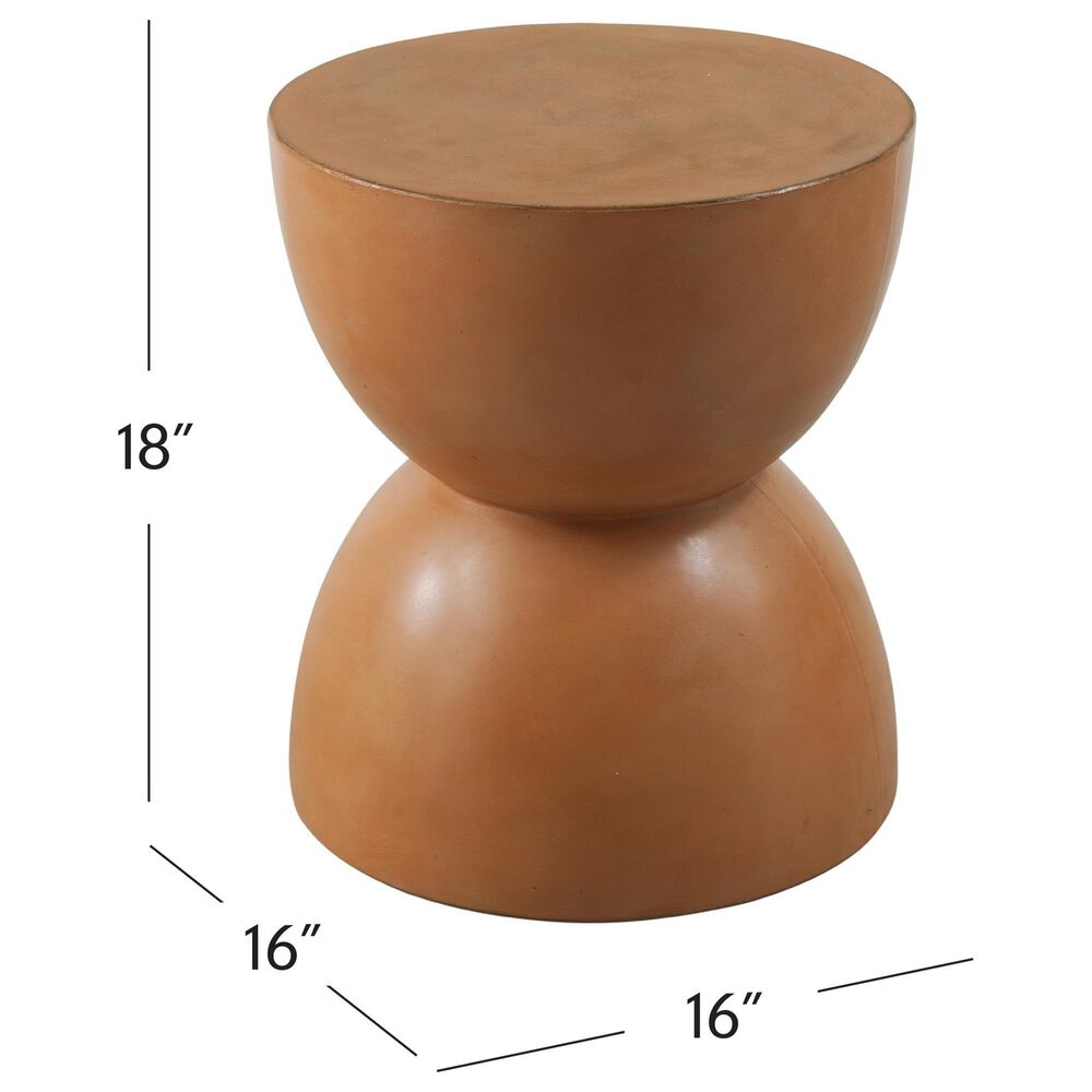 Bassett Mirror Company Alejandro Accent Table in Clay, , large