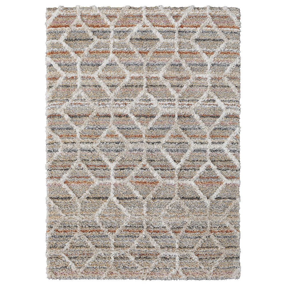 Feizy Mynka 2"6" x 8" Beige and Multicolor Runner, , large