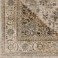 Surya Brunswick 2"7" x 7"3" Dusty Sage, Charcoal, Olive, Light Gray, Taupe, White, Teal and Light Beige Runner, , large