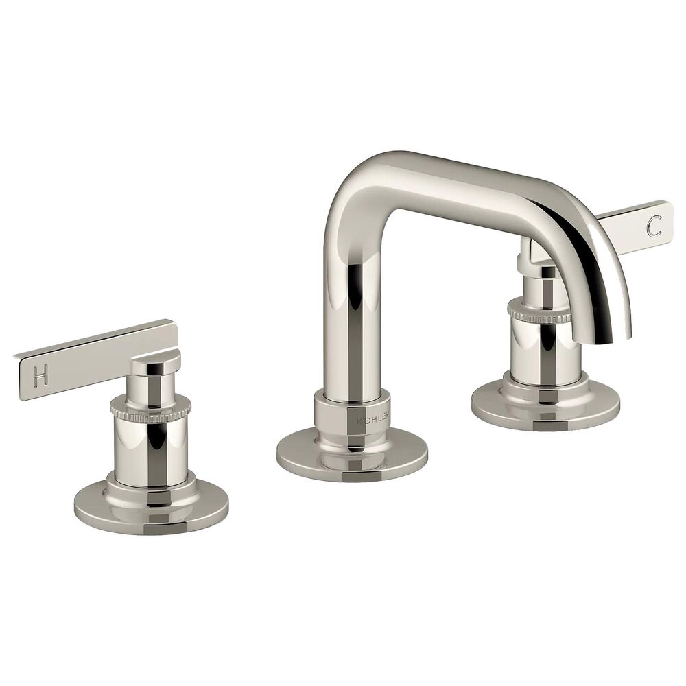 Kohler Castia Widespread Bathroom Sink Faucet in Vibrant Polished Nickel, , large