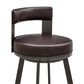 Blue River Flynn 26" Swivel Counter Stool in Brown, , large