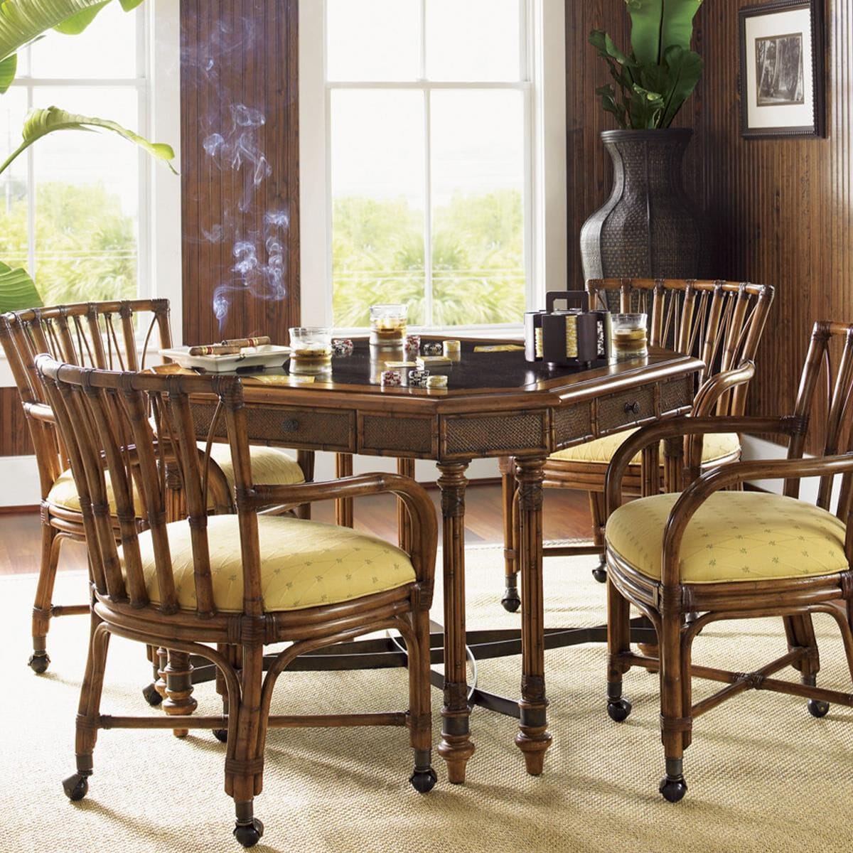 Tommy bahama game table and chairs