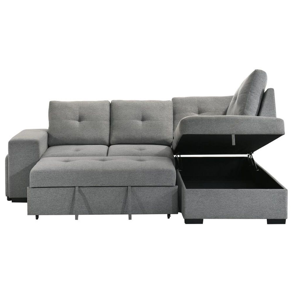 Coaster Roanne Right Facing Chaise in Grey, , large