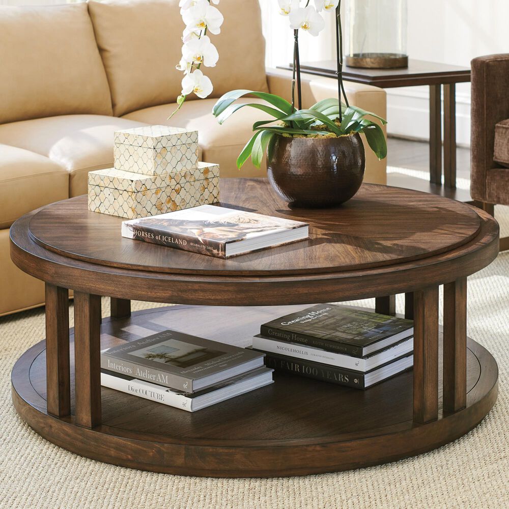Lexington Furniture Silverado Stinson Cocktail Table in Walnut Brown, , large