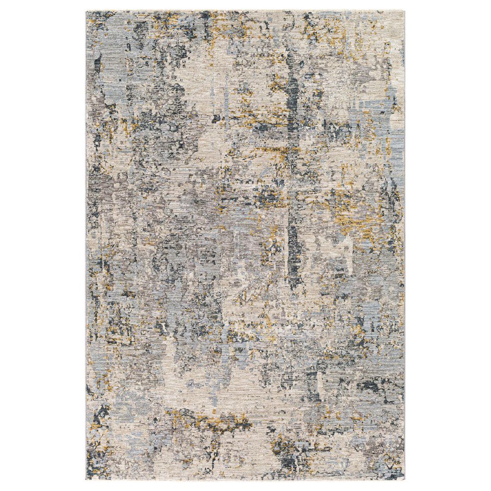 Surya Laila  2" x 3" Light Gray, Navy, Camel, Wheat and Charcoal Area Rug, , large