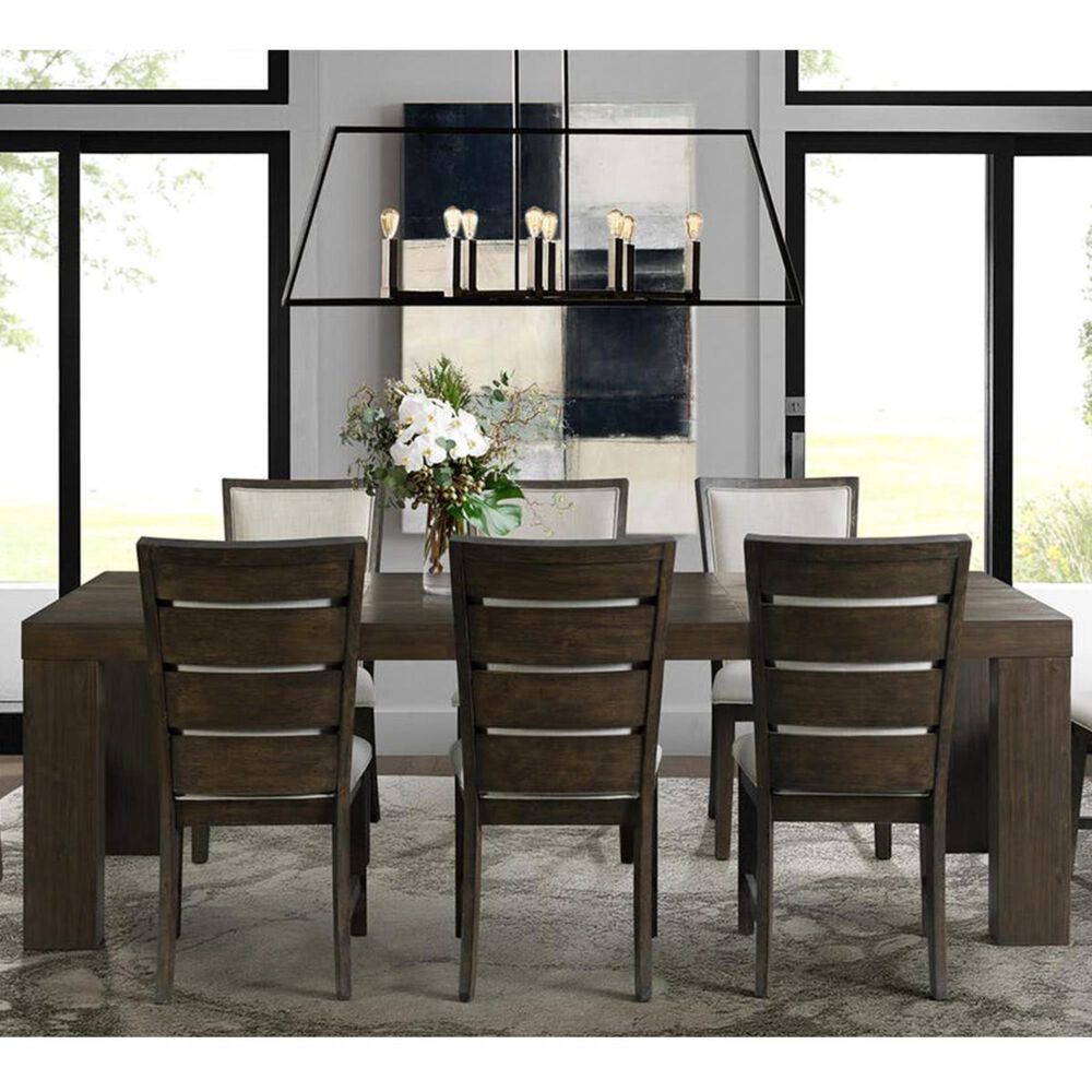 Mayberry Hill Grady 7-Piece Dining Set in Warm Cocoa, , large