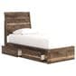 Ashley Chirason Twin Panel Bed with Storage in Brown, , large