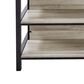 Steve Silver Carson Kitchen Island Set in Driftwood and Black, , large