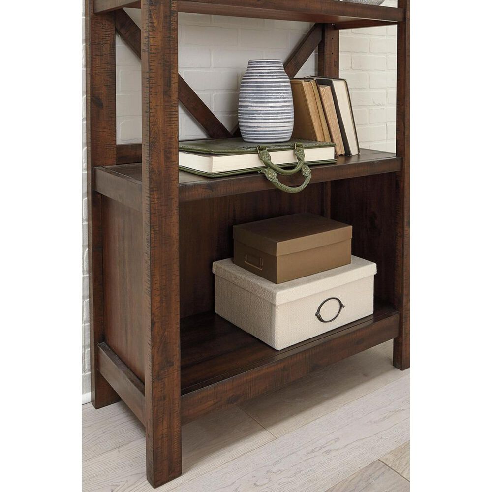 Signature Design by Ashley Baldridge Large Bookcase in Rustic Brown, , large