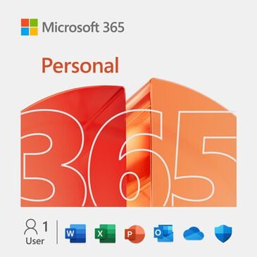 Microsoft Microsoft 365 Personal Software | 12-Month Subscription, 1 Person | 1TB OneDrive Cloud Storage|Product Key Code, , large