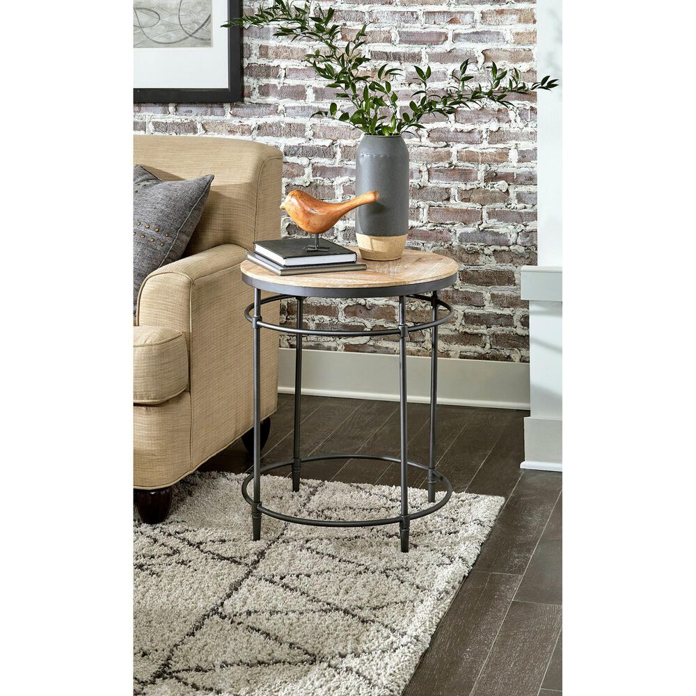 Martin Svensson Home Fenway End Table in Pickled Mango, , large