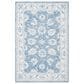 Safavieh Micro-Loop MLP536M 4" x 6" Blue and Ivory Area Rug, , large