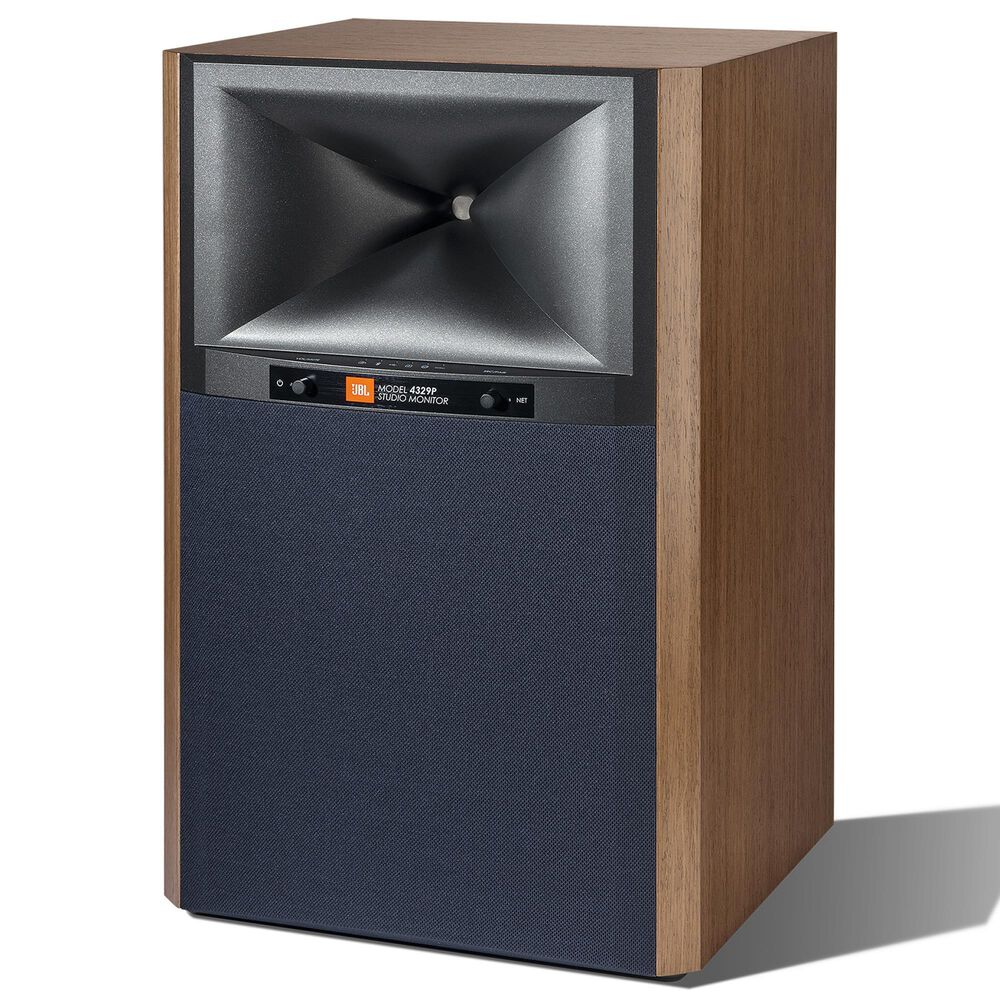 JBL 4329P Studio Monitor Powered Loudspeaker in Natural Walnut, , large