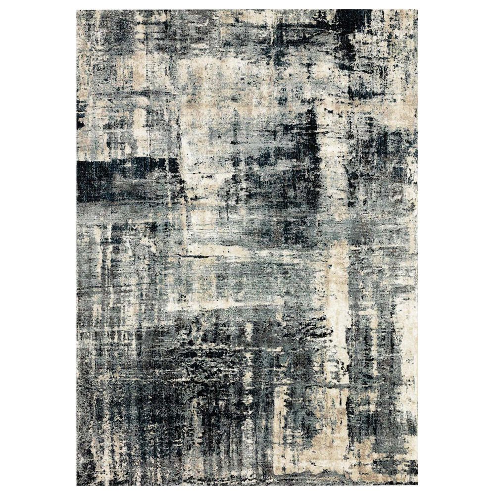 Loloi Augustus AGS-01 2"7" x 7"8" Navy and Dove Area Rug, , large