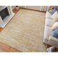 Feizy Eastfield 69FQF 8" x 10" Gold and Ivory Area Rug, , large