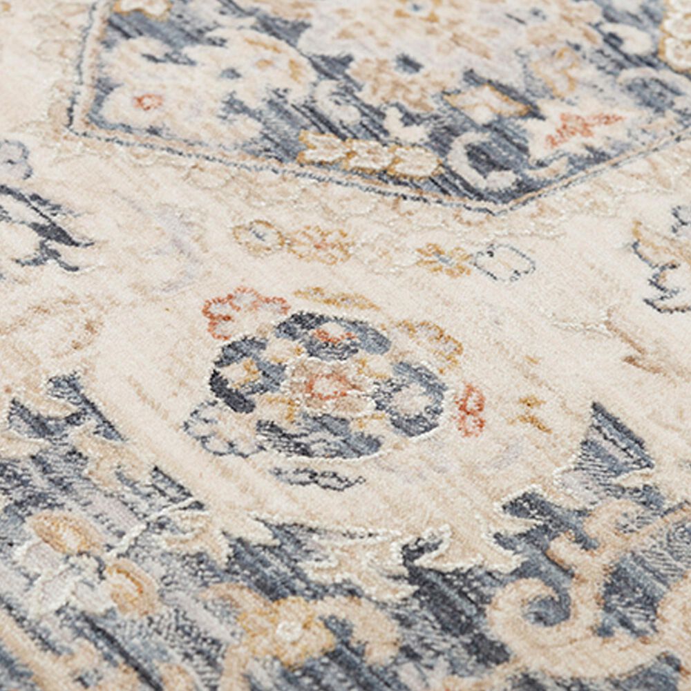 RIZZY Iconic 3&#39;11&quot; x 5&#39;6&quot; Blue Area Rug, , large