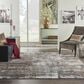 Nourison Tangra TNR02 9" x 12" Grey and Multicolor Area Rug, , large