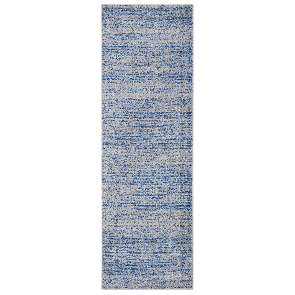 Safavieh Adirondack ADR117D-222 2&#39;6&quot; x 22&#39; Blue/Silver Runner, , large
