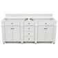 James Martin Vanities Bristol 72" Double Bathroom Vanity in Bright White with 3 cm Eternal Jasmine Pearl Silestone Top, Rectangular Sinks and FreePower Wireless Charger, , large