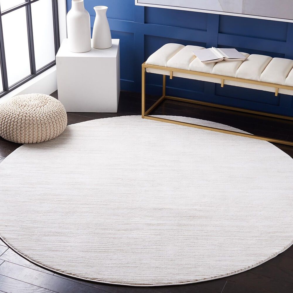 Safavieh Vision 6&#39;7&quot; Round Ivory Area Rug, , large