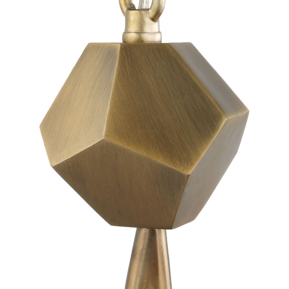 Uttermost Geodesic 3-Light Pendant in Antique Brass, , large