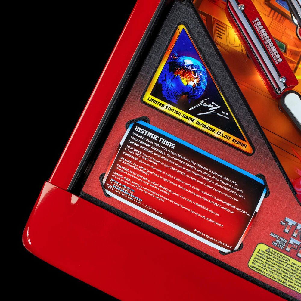 Stern Pinball Transformers Limited Edition Pinball Machine, , large