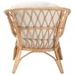 Baxton Studio Feya Rattan Arm Chair in White, , large