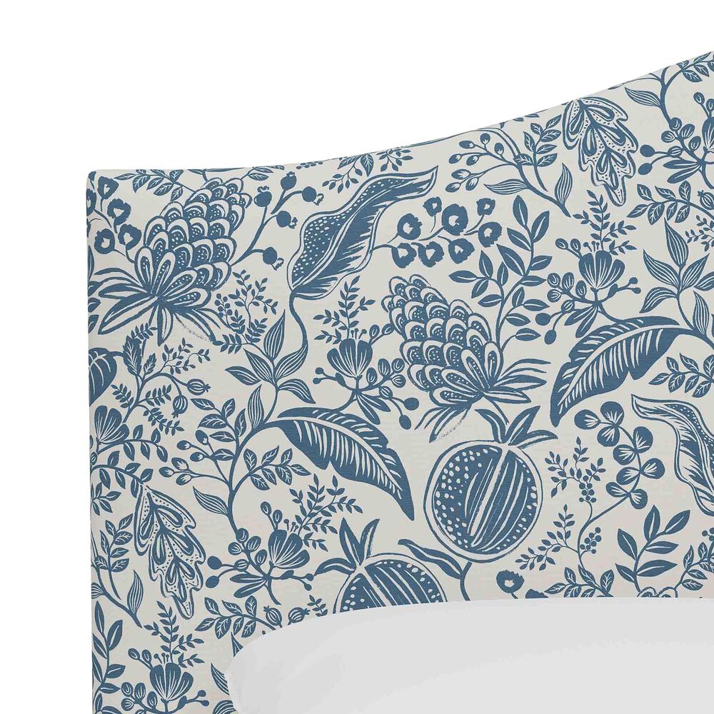 Skyline Furniture Mayfair King Headboard in Pomegranate Blue, , large
