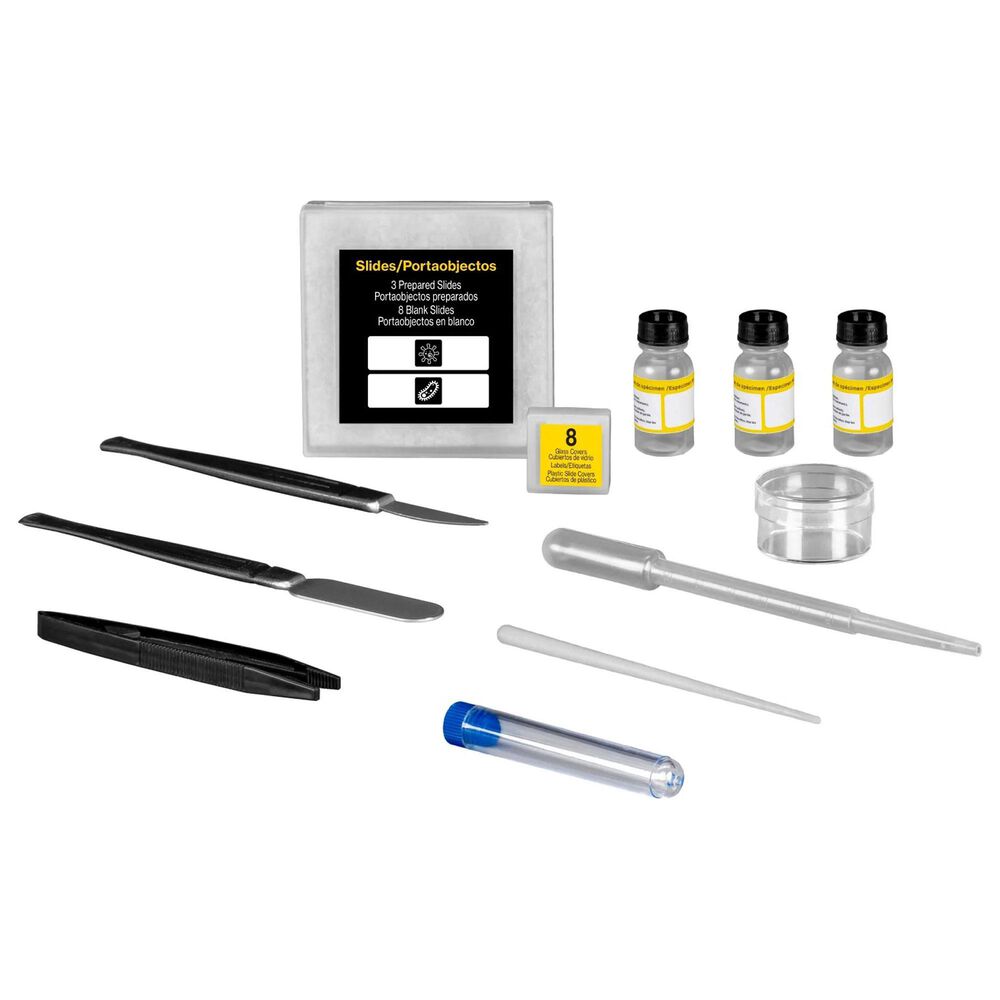 Explore Scientific 50mm Refractor Telescope and Microscope Set in Black, , large