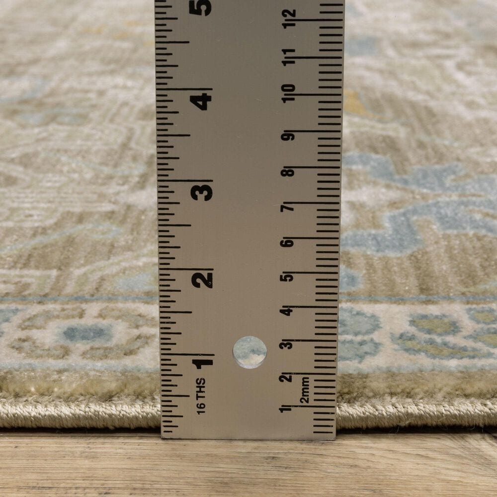 Oriental Weavers Maeve MAE13 Brown and Blue 2'3" x 7'6" Runner, , large