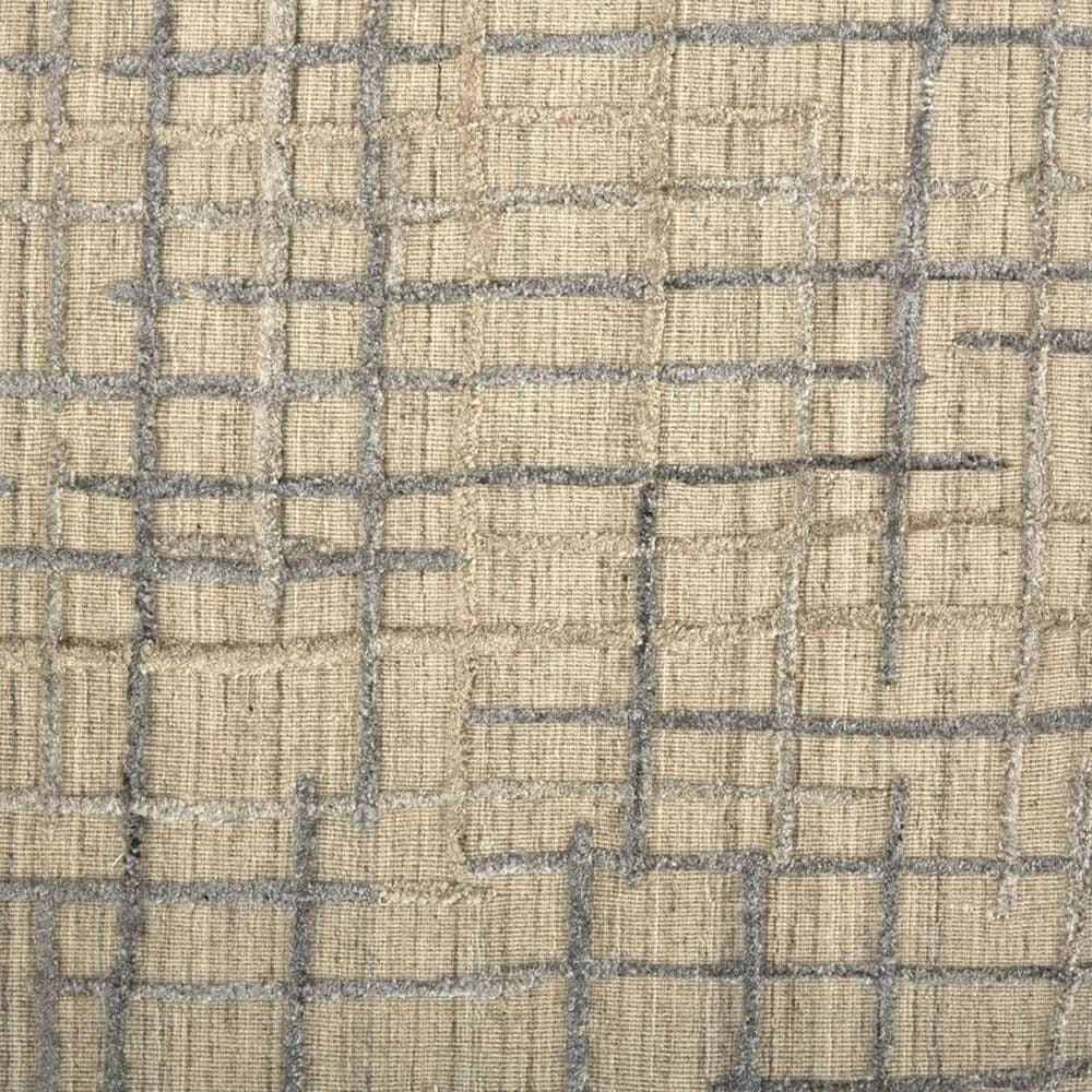 Feizy Kirkwood 2&#39;9&quot; x 8&#39; Beige and Silver Runner, , large