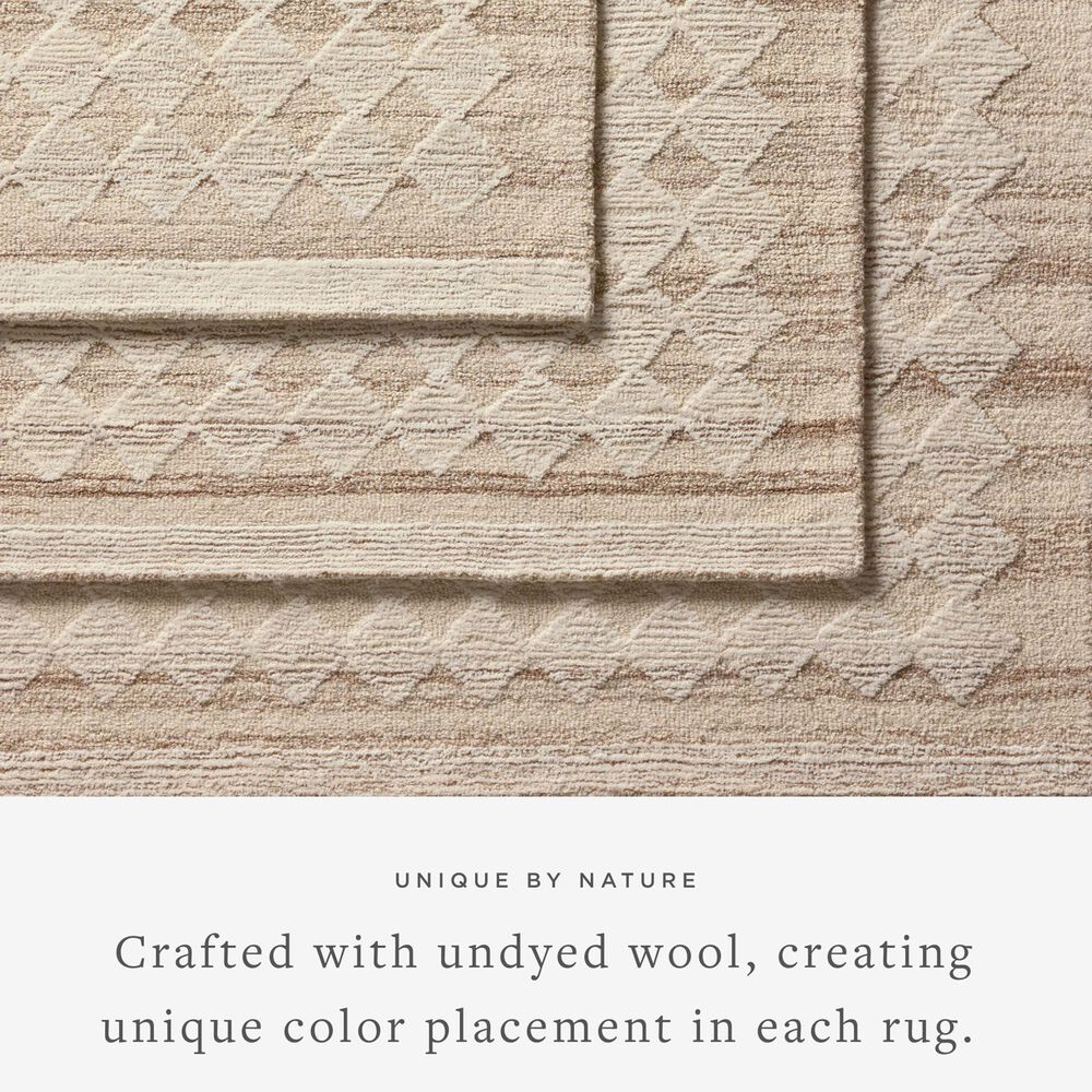 Loloi Rae Natural and Ivory 2&#39;6&quot; x 7&#39;6&quot; Runner, , large