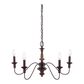 Quoizel Holbrook 5 Light Chandelier in Tuscan Brown, , large