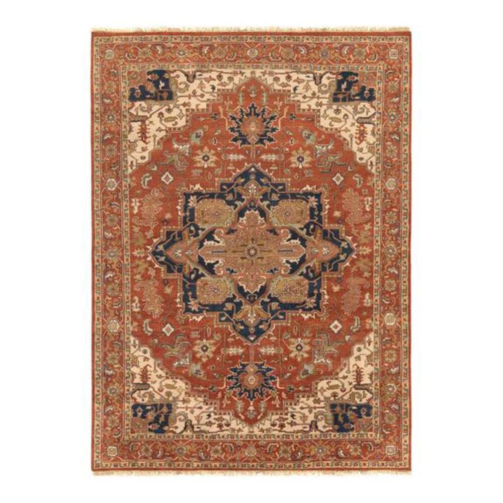 Surya Zeus ZEU-7805 7"9" x 9"9" Rust/Violet/Khaki Area Rug, , large