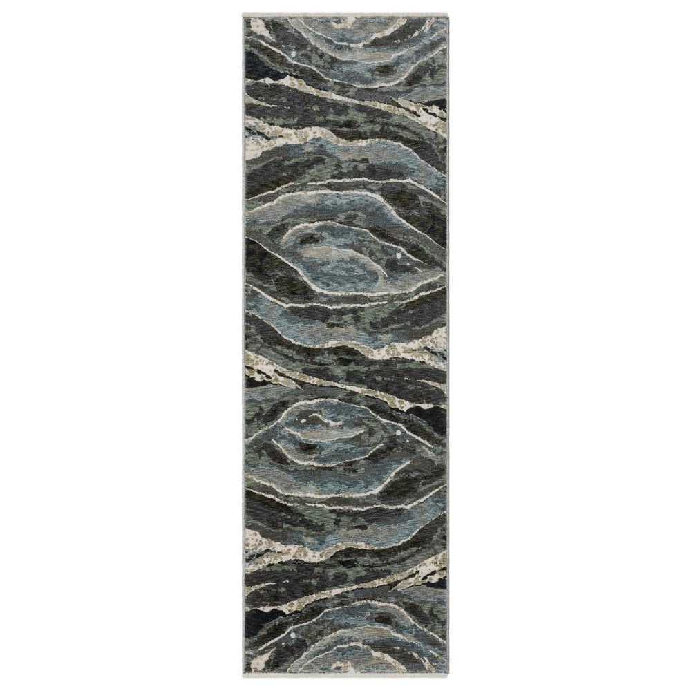 Oriental Weavers Echo Blue and Green 2"3" x 7"6" Runner, , large