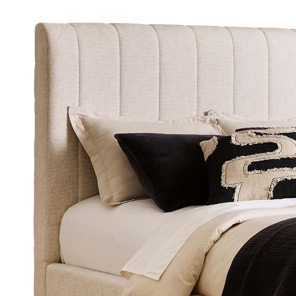 Ashley Shoralli King Upholstered Storage Bed in Beige, , large