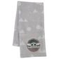 Lambs and Ivy Star Wars Mandalorian The Child Fleece Baby Blanket in Gray, , large