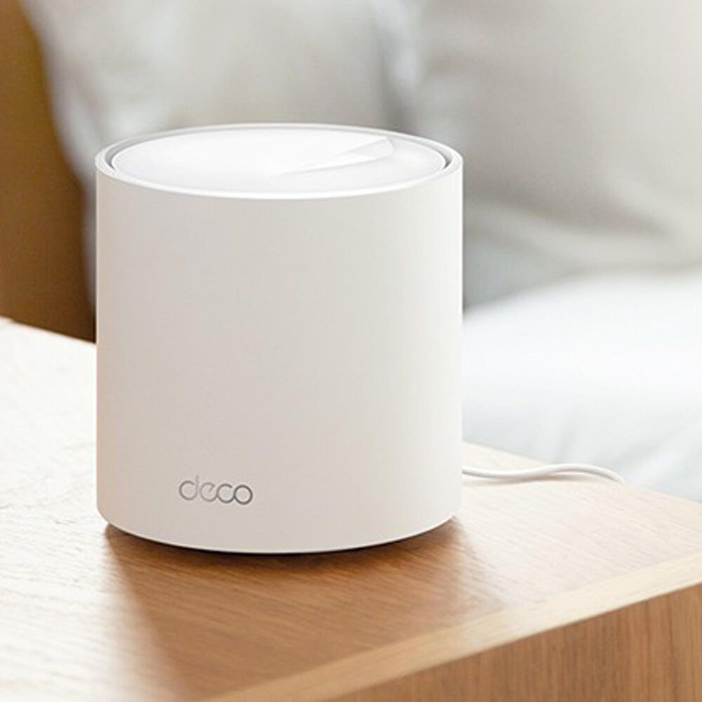 TP Link Deco Wi-Fi 6 System Router in White &#40;Set of 3&#41;, , large
