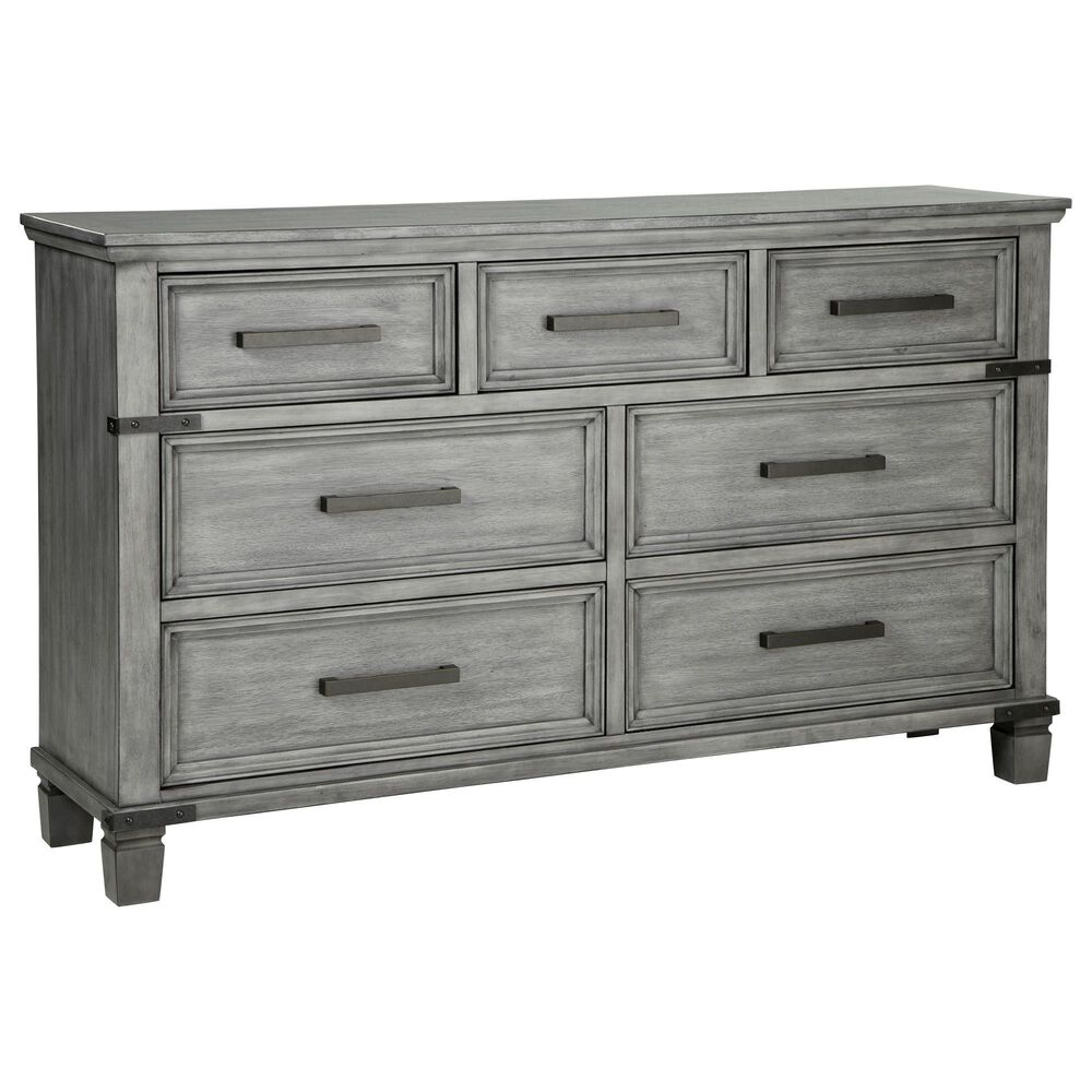 Ashley Russelyn 4-Piece Cal King Storage Bed Set in Gray, , large