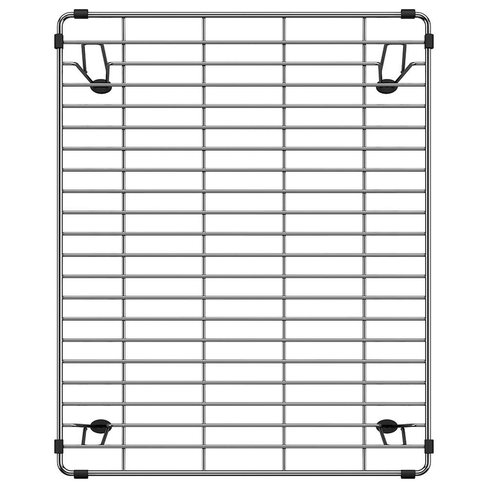 Blanco Quatrus Elevated Sink Grid for Double Bowl Farmhouse Sink in Stainless Steel, , large