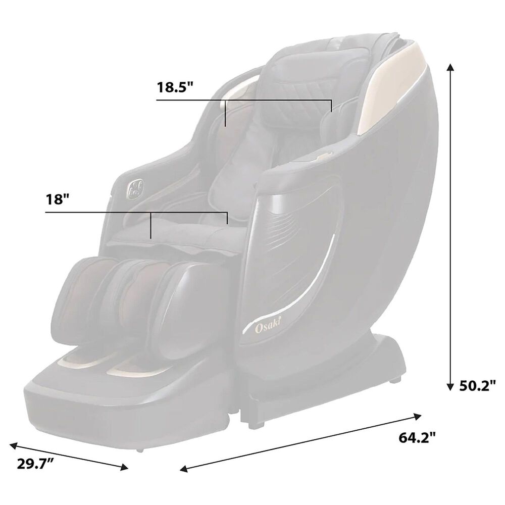 Osaki Pro Opulent 3D Zero Gravity Massage Chair in Black Shop NFM