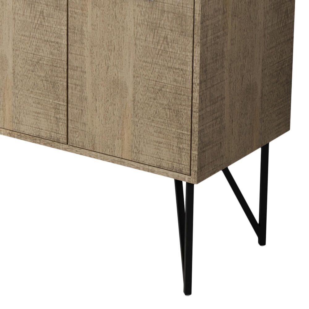 Lexora Home Lancy 48" Single Bathroom Vanity in Rustic Acacia with 2 cm White Cultured Marble Top and Rectangular Sink, , large