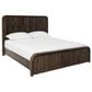 Fallridge Mezquite Black 5 Piece King Panel Bedroom Set in Black Natural Grain, , large
