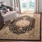 Safavieh Lyndhurst LNH222 3"3" x 5"3" Black and Ivory Area Rug, , large