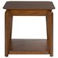 Ashley Trenmour Square End Table in Medium Brown, , large
