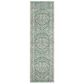 Safavieh Evoke EVK242C 2"2" x 9" Ivory and Light Blue Runner, , large