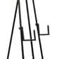 Maple and Jade 52" Adjustable 3-Tier Display Easel in Matte Black and Brown, , large