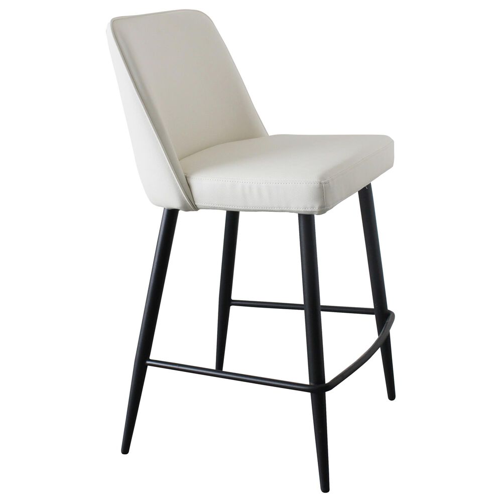 Moe"s Home Collection Emelia Counter Stool in White, , large