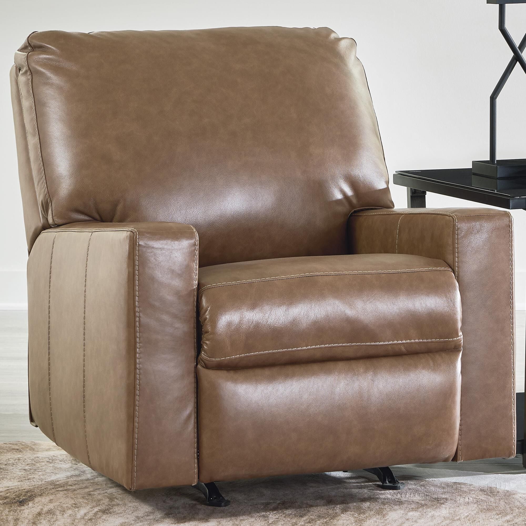 Signature Design by Ashley Bolsena Manual Recliner in Caramel NFM